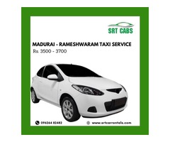 Madurai to Rameshwaram Call Taxi | SRT Cabs Madurai