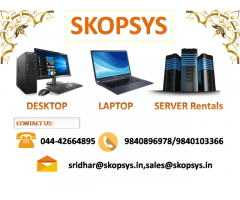 Skopsys | Computer/Desktops Rentals in Chennai