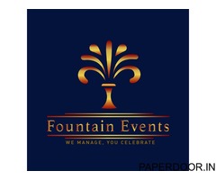 Fountain events- Best wedding planner in Lucknow