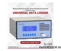 Universal Input Data Logger Manufacturer and Supplier from Vadodara -G-tek India