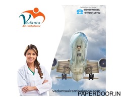 Choose Advanced Ventilator Setup for Vedanta Air Ambulance Service in Siliguri