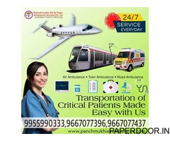 Pick Panchmukhi Air Ambulance Services in Jamshedpur with Hassle Free Relocation