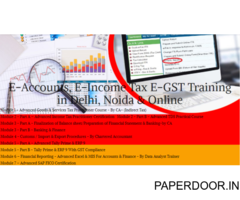 Job Oriented Accounting Training Course in Delhi, Mayur Vihar, 100% Placement, Discounted Offer