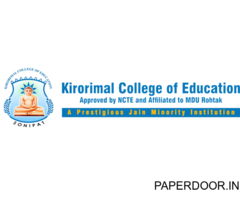 kirorimal college of education