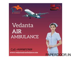 Get Advanced Vedanta Air Ambulance Service in Bhopal for Life-care Medical Machine