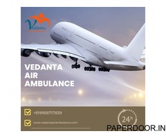 Hire India's Best Air Ambulance Service in Srinagar by Vedanta