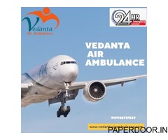 Choose Updated Vedanta Air Ambulance Service in Allahabad with Life-Care Ventilator Setup