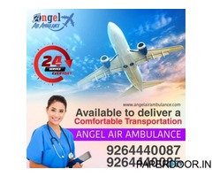 Select Angel Air Ambulance Service In Muzaffarpur With Qualified Medical Unit