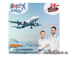 Book Angel Air Ambulance Service in Ranchi with India's Best Medical Tool