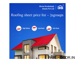Roofing sheet price list – 3sgroups
