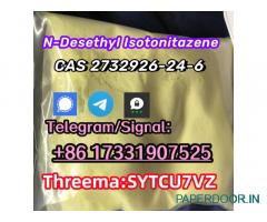 CAS 2732926-24-6 N-Desethyl Isotonitazene Telegram/Signal:+86 17331907525