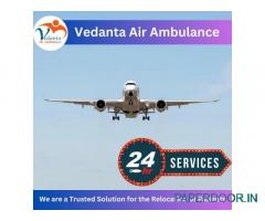 Pick Vedanta Air Ambulance in Guwahati with Matchless Medical Support