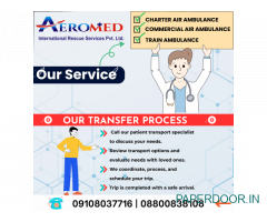 Aeromed Air Ambulance Service in Guwahati - Frequently Move With Facilities