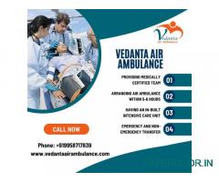 Use Vedanta Air Ambulance Service in Varanasi with Life-Saving Equipment