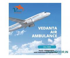 Avail Advanced Air Ambulance Service in Indore by Vedanta with Comfortable Transport