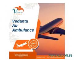 Utilize Trustworthy Air Ambulance Service in Siliguri by Vedanta with Medical Setup