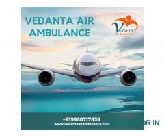 Select High Tech Medical Air Ambulance Service in Dibrugarh by Vedanta
