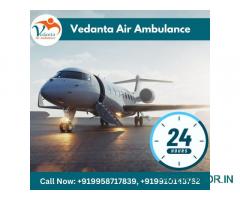 Book Vedanta Air Ambulance in Patna with First-Class Medical Features