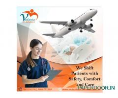 Hire Vedanta Air Ambulance Service in Gorakhpur with Advanced Medical Features