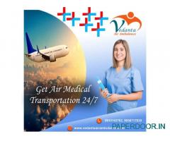 Use Modern Vedanta Air Ambulance Service in Chennai for the Emergency Transfer of the Patient