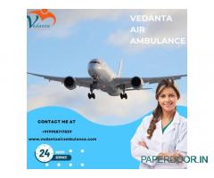 Select Vedanta Air Ambulance Service in Dibrugarh for the Advanced ICU Features