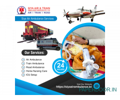 Siya Air Ambulance Service in Ranchi - All Your Needs Of Care Are Fulfilled