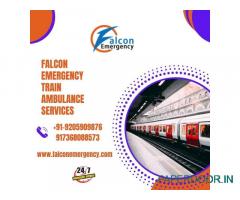 Avail of Train Ambulance Service in Raipur by Falcon Emergency with full Medical support