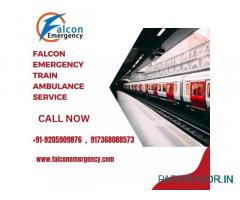 Avail Updated ICU Setup for Falcon Emergency Train Ambulance Services in Allahabad