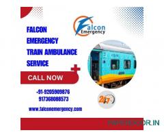 Choose Falcon Emergency Train Ambulance in Bhopal for Advanced Life Care ICU Setup