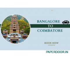 Bangalore to Coimbatore Cab