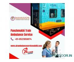 Select Panchmukhi Train Ambulance Service in Patna with a Medical Device at a Low Fee