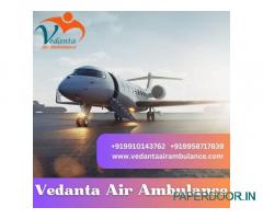 With Hi-class Medical System Obtain Vedanta Air Ambulance in Varanasi
