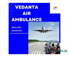 VEDANTA AIR AMBULANCE SERVICE IN KANPUR DELIVERS SAFE MEDICAL TRANSPORTATION