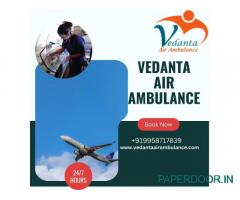 Vedanta Air Ambulance Service In Muzaffarpur Most efficient transportation Provider