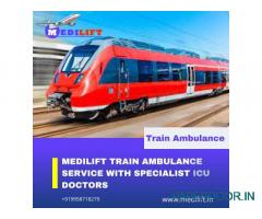 Take Medilift Train Ambulance in Jamshedpur with Dedicated Medical Professionals