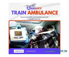 Choose Medilift Train Ambulance in Raipur at a Low Booking Cost
