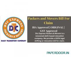 packers and movres bill for claim