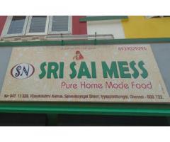 Sri Sai Mess  | Chennai